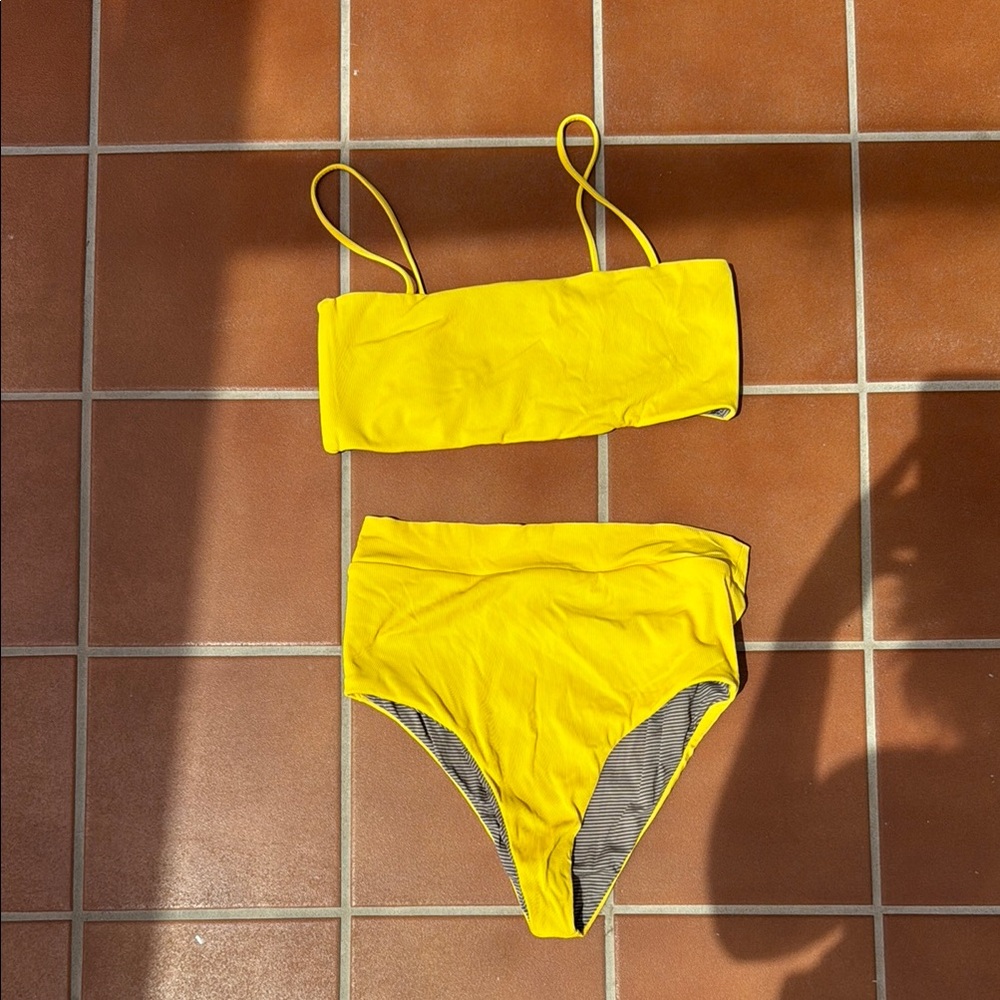 Acacia Swimwear Yellow Bikini Set